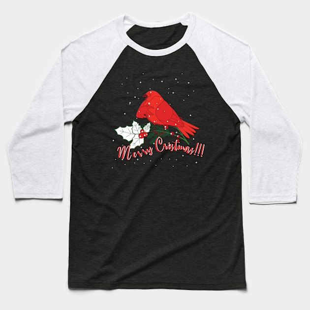 Merry Christmas! Baseball T-Shirt by emma17